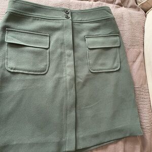 Banana Republic Olive Green Skirt with Pockets